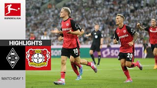 Borussia MGladbach  Bayer Leverkusen  23  Höhepunkte  Bundesliga 202425 [upl. by Tnias587]