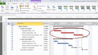 Microsoft Project Tutorial  Understanding the Critical Path [upl. by Llednahs]