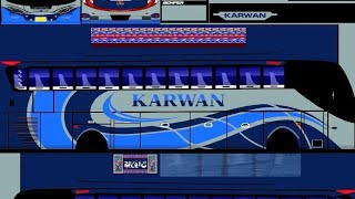 bus simulator Indonesia Pakistani bus livery karwan livery download link 🖇️ Free [upl. by Tabshey]