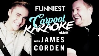 5 Funniest Carpool Karaoke Videos w James Corden [upl. by Akined]