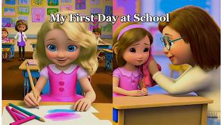 🎵📚👩‍👧Lilys First Day at School V4  A Childrens Song about School and Mommy Memories [upl. by Eissen]