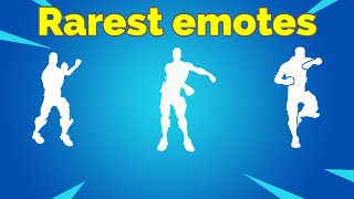 Rarest Fortnite emotes 2024 [upl. by Imelda]