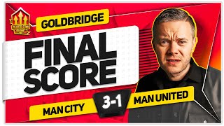 ROBBED MAN CITY 31 MANCHESTER UNITED GOLDBRIDGE Reaction [upl. by Recnal481]