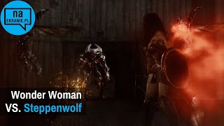 Zack Snyders Justice League Wonder Woman vs Steppenwolf [upl. by Annig]