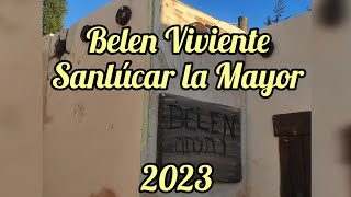 Belen Viviente Sanlúcar la Mayor 2023  4K [upl. by Annahsat]