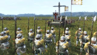 A Clash of Six Medieval Armies  Medieval 2 Total War Online Battle [upl. by Ennove376]