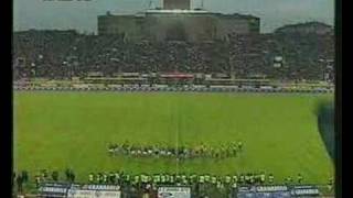 BOLOGNA  MARSIGLIA 1999 INIZIO PARTITA GOL DI PARAMATTI [upl. by Noral]