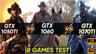 GTX 1050 Ti vs GTX 1060 vs GTX 1070 Ti  8 Games Tested  How Big Difference  1440P amp 1080P [upl. by Ai]