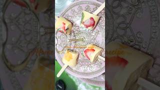 Easy Home Made Popsicles Recipe popsicleicestickkidsfood popsiclerecipe icecreamrecipe icepops [upl. by Hsihsa]