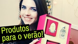 Top 5 da Beleza  Produtos para o verão 29102014 [upl. by Ivey226]