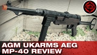 AGM UKARMS MP40 Review Unboxing and Shooting [upl. by Noside506]