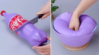 💜 1 hour relaxing video  Amazing Cake Decorating Tutorials  Purple Cake Compilation  Tasty Cake [upl. by Freberg]