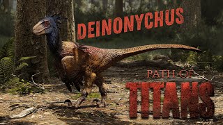 Path of Titans Deinonychus Gameplay [upl. by Crosby478]