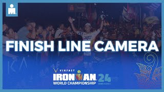 Finish Line Camera  2024 VinFast IRONMAN World Championship Kona Mens Edition [upl. by Derek]