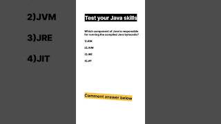 Think youre a Java pro java javapractice javamcq corporate learner engineer javachallengers [upl. by Mccoy963]