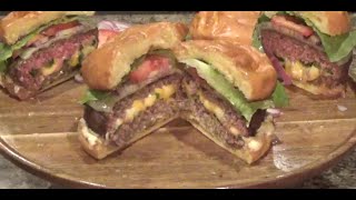 Delicious Stuffed Burger Cooked 3 Ways Sous Vide  Convection Oven  Grilled [upl. by Akkinahs]