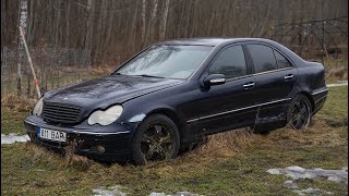 Starting MercedesBenz w203 22 CDI After 3 Years  Test Drive [upl. by Reifinnej]