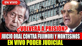 🔴EN VIVO INICIÓ JUICIO ORAL CONTRA ALBERTO FUJIMORI Y VLADIMIRO MONTESINOS HOY 181223 [upl. by Ahsain]