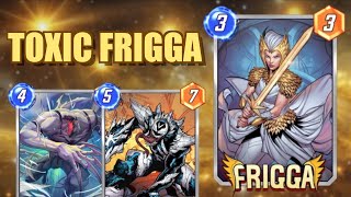 THIS DECK IS FRIGGA AWESOME Toxic Frigga Marvel Snap [upl. by Aniloj]