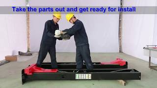 Bendpak XPR10ASLP 10000lb 2 post lift Install How To DIY [upl. by Esteban1]