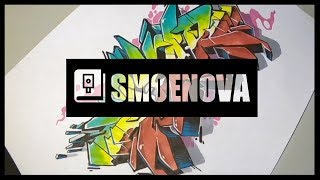 SMOENOVA  Year Battle Sketch  Graffiti  Blackbookology [upl. by Curtice]