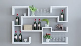 Stylish Floating Shelf Ideas 2023 Modern Living Room with Floating Shelves 2023 [upl. by Olenka]