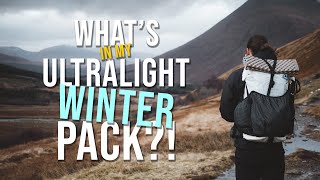 What is in my Pack Winter West Highland Way Ultralight Gear Breakdown [upl. by Duarte582]