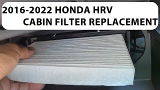 20162022 Honda HRV Cabin Filter Replacement [upl. by Lebasiram809]