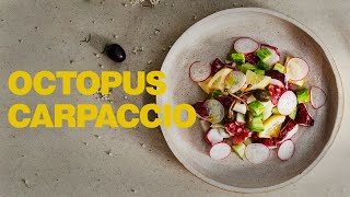 Domado Studio 문어카르파치오 OCTOPUS CARPACCIO 쿠킹필름 [upl. by Nyrehtak]