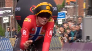 Baloise Belgium Tour Søren Wærenskjold wins opening time trial [upl. by Analiese]