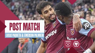 quotHes A Top Player With A Top Mentalityquot  Lucas Paqueta amp Emerson Palmieri  Post Match Reactions [upl. by Colp461]