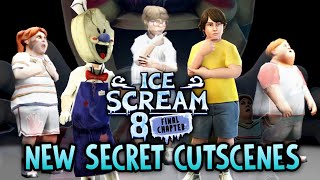 ICE SCREAM 8 NEW SECRET CUTSCENES [upl. by Eaves]