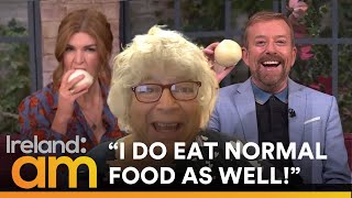 Miriam Margolyes on eating onions Graham Norton amp why she asks people she first meets about sex [upl. by Tisbe]