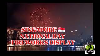 Singapore National Day Fireworks Display  August 092024 [upl. by Barrada]