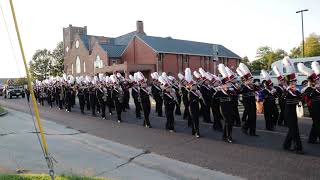 Warrenton High School Marching Band Homecoming parade 2019 [upl. by Nirtak]