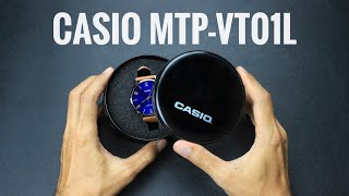 Daniel CASIO Wellington‼️Review CASIO MTPVT01L [upl. by Alegnat]