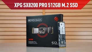 XPG SX8200 PRO 512GB M2 SSD İncelemesi [upl. by Wandy]