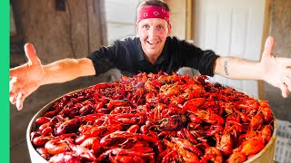 Boiling 10000 Crawfish Epic Louisiana Crawfish Throw Down in Cajun Country [upl. by Haggai74]