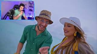 REACTION 🇲🇦Djalil Palermo X Yasmine Ammari  GHIR ENTI Official Music Video mohyreaction🇲🇦 [upl. by Jessey]