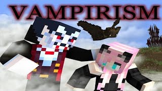 Vampirism mod Vampire Part 1 Tutorial minecraft java edition [upl. by Aissatsana131]