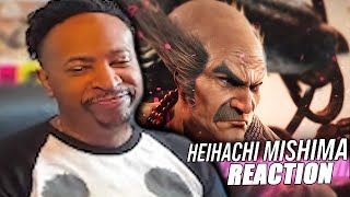 Tekken 8  Heihachi Mishima Trailer Reaction [upl. by Flatto]