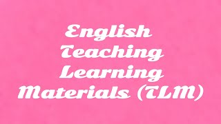 List of English TLM English project ideas for primary students 15 English project ideas [upl. by Giulietta]