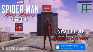 SPIDERMANMILES MORALES  NEW UPDATE  DOWNLOAD NOW  RUSER GAMES yPER STUDIOS [upl. by Sair]