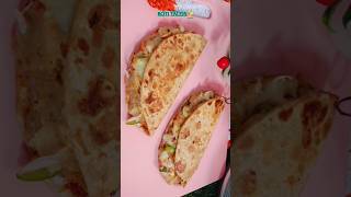 Roti Tacos 🌮  Wheat flour Roti Tacos roti nashta wheatflour [upl. by Ennalyrehc768]