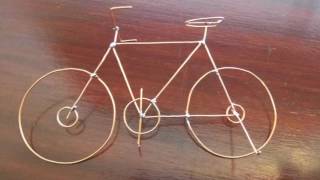 Copper wire bicycle  by Asm [upl. by Kung720]