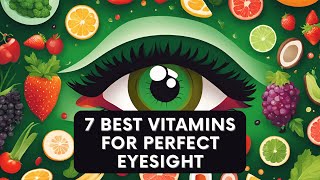 Top Vitamins for Getting Clear Eyesight I Repair Your Vision Naturally [upl. by Hubsher]