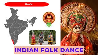 Folk Dances of India Kerala  Static GK In Tamil  Panium Vaaippum பவா SSC [upl. by Ynohtnad]