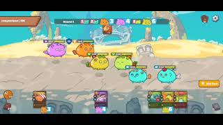 RBP AXIE INFINITY GAMEPLAY CERASTES TINY DINO MONSTER [upl. by Erle]