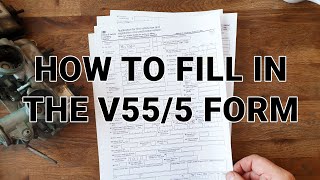 How To Fill In A V555 Form  Importing A Honda CB750 K0  Part 3 [upl. by Damarra986]