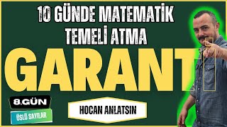 10 Günde Matematik Temeli Atma Garanti Kampı  8 Gün  Hocan Anlatsın [upl. by Elvah864]